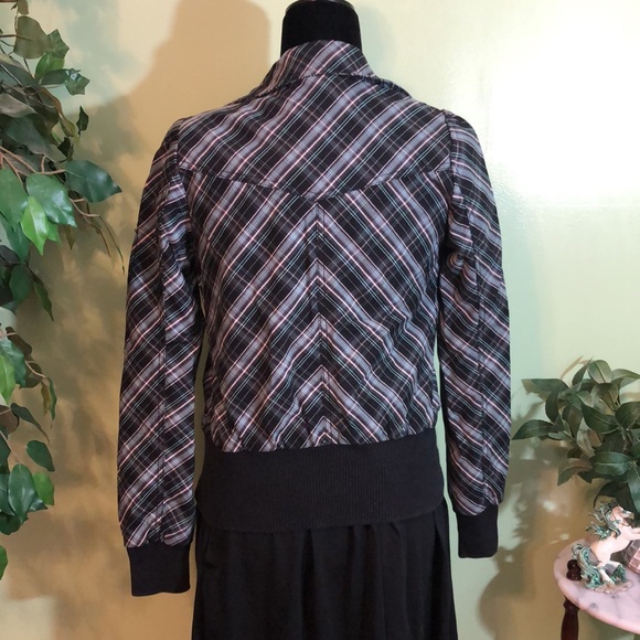H&M Plaid Jacket size 4 - Picture 7 of 16